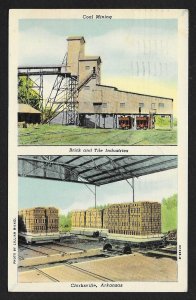 Coal Mining & Brick Tile Industries Clarksville AR Used c1950