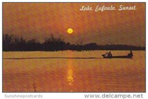 Oklahoma Eufaula Lake Eufaula Sunset