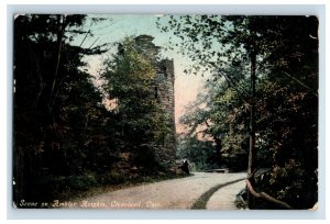 C.1910 Ambler Heights Cleveland, Ohio. Postcard F103E