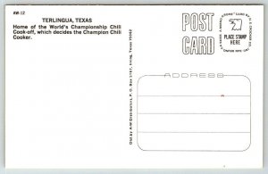 Texas  Chili  Lone Star Beer   Postcard