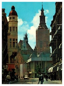 Postcard Netherlands Hague - Gravenstraat Street