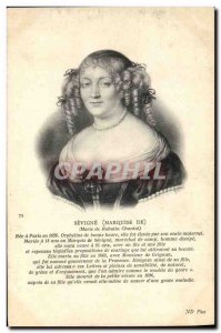 Old Postcard Marquise de Sevigne