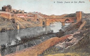 Puente de San Martin Toledo Spain Unused 