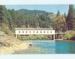 Unused Pre-1980 COVERED BRIDGE Eugene Oregon OR H7880