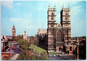 Postcard - Westminster Abbey - London, England