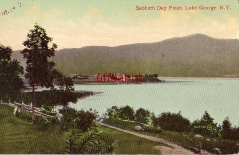 SABBATH DAY POINT, LAKE GEORGE, NY 1909