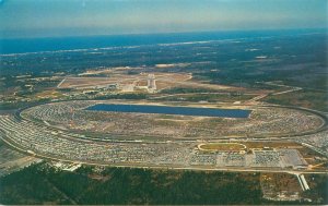 Daytona Beach Florida Daytona Speedway Aerial View Postcard Unused