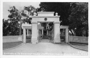 J67/ Biloxi Mississippi RPPC Postcard c1940s Cline Beauvoir House Shrine 260