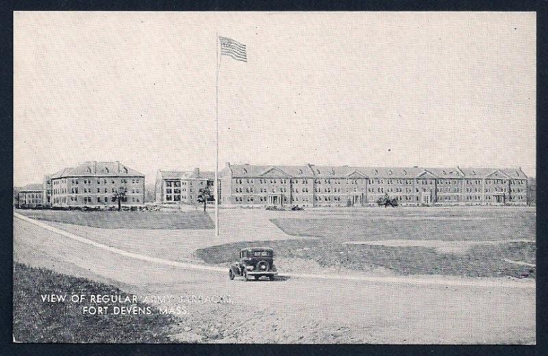 Regular Army Barracks Fort Devens MA unused c1930's