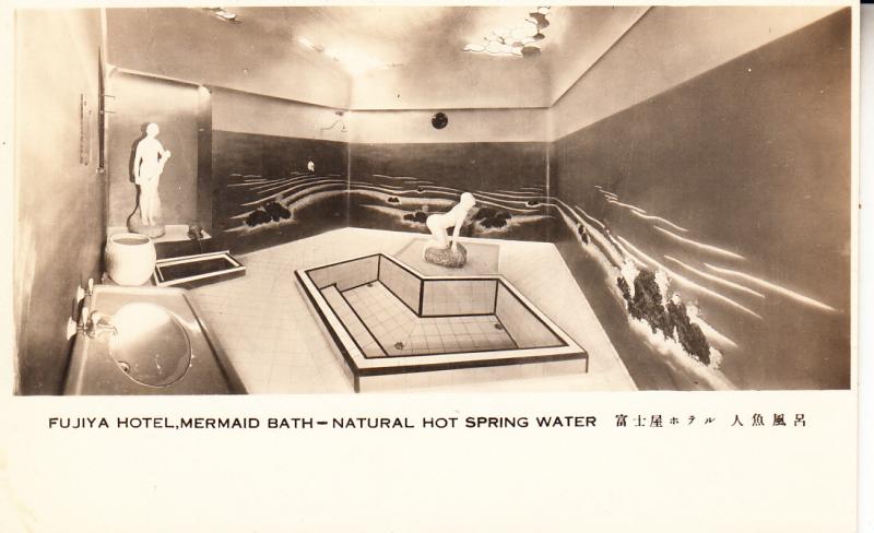 Japan - Tokyo Fujiya Hotel, Mermaid Bath - Real Photo