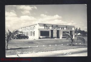 RPPC HALLANDALE FLORIDA THE HOFBRAU HAUS RESTAURANT REAL 