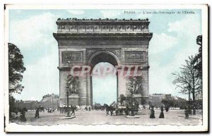 Old Postcard Paris L & # 39Arc of Triomplie I & # 39Etoile