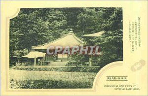 Old Postcard Enchanting Views Fine at Nikko National Park