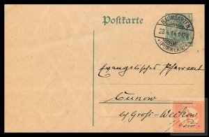 German Reichspost Postcard