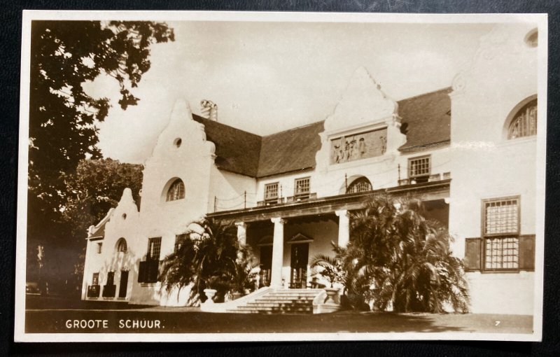 Mint South Africa RPPC Real Picture Postcard Groote Schuur Rhodes House