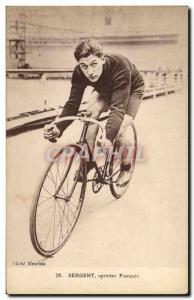Postcard Old Bike Cycle Cycling Sergeant Sprinter French