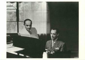 Richard Rodgers and Lorenz Hart in 1934 Modern Postcard