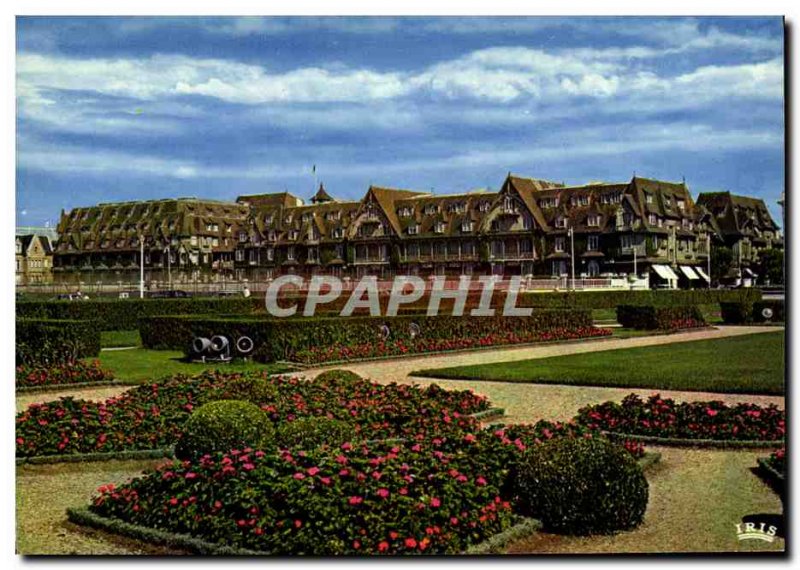 Postcard Modern Deauville Les Fenetres Flowery L Hotel Normandy