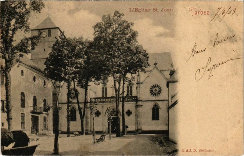CPA Tarbes L'Eglise St. Jean (993338)