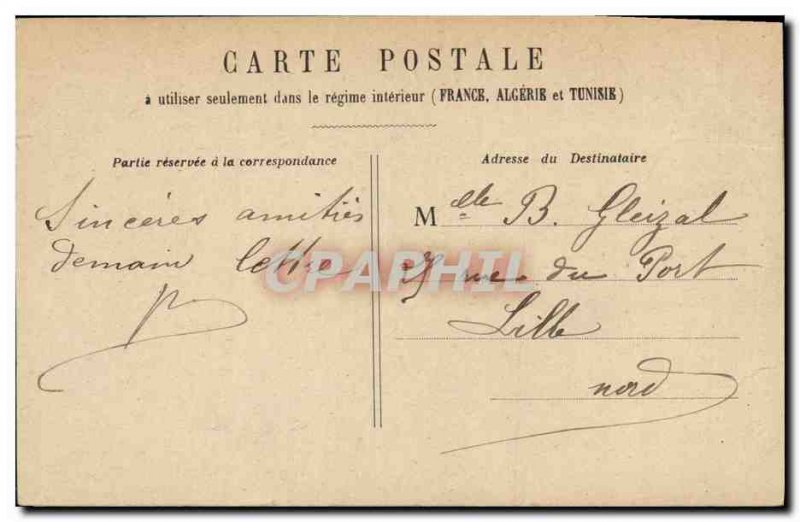 Old Postcard Paris Porte Saint-Martin