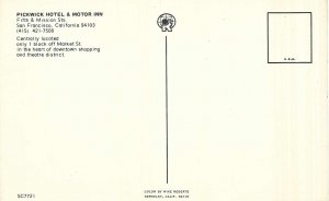 Pickwick Hotel and Motor Inn 5th and Mission Sts San Francisco California