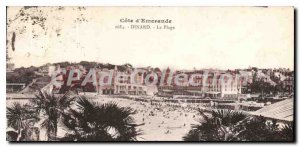 Old Postcard Dinard The Beach