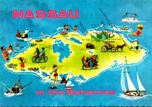 Bahamas Map Of Nassau In The Bahamas