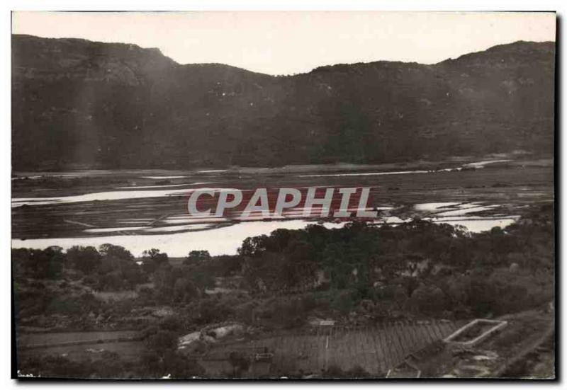 Postcard Old Salt marshes Porto Vecchio Corsica