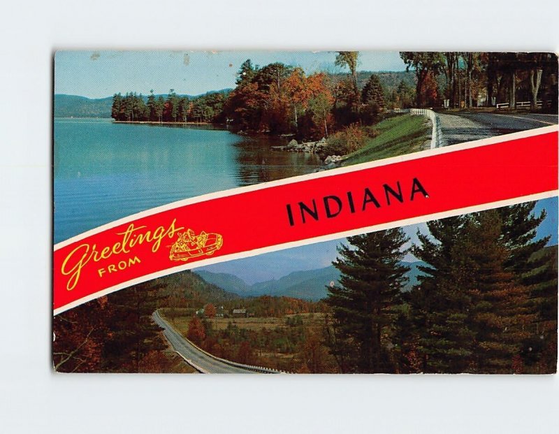 Postcard Greetings from Indiana USA