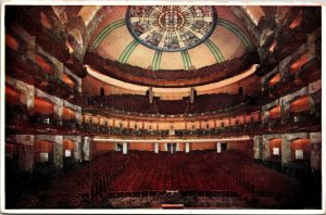 Interior Theatre Hall Mexico VTG Postcard UNP Unused Vintage Chrome 