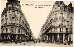 CPA ORLÉANS-La Rue de la Republique-Les Rotondes (265045)