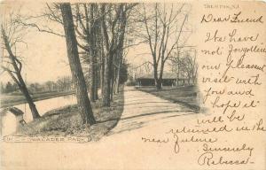 Cadwalder Park 1906 Trenton New Jersey undivided postcard 9327