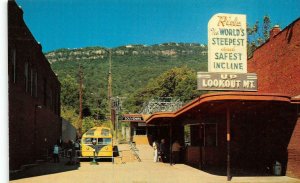 CHATTANOOGA, TN Tennessee INCLINE STATION~Lookout Mountain  1955 Chrome Postcard