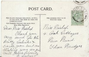 Genealogy Postcard - Family History - Bishop - New Road - Three Bridges   BH4109