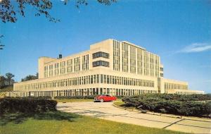Madison~University of Wisconsin~Forest Products Laboratory~1950s Car~Postcard
