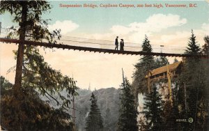 US5571 suspension bridge capilano canyon 200 feet high vancouver bc  canada