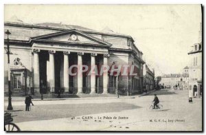 Old Postcard Courthouse Caen