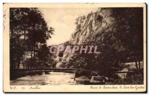 Old Postcard Avallon Road Loutanbert The bridge guards