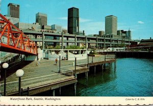 Washington Seattle View Along Waterfront Park