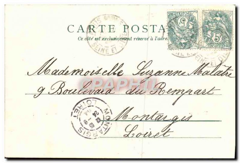 Postcard Old St Germain en Laye Terrace