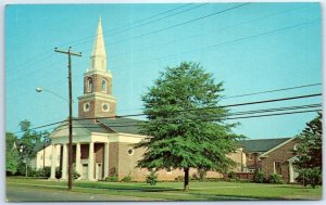 Postcard - First Baptist Church - Perry, Georgia