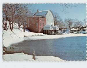 Postcard Phelps Mill in the Winter, Underwood, Minnesota