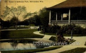 Kilbourn Park - MIlwaukee, Wisconsin WI Postcard
