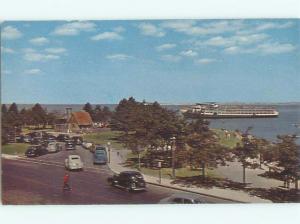 Pre-1980 BOAT SCENE Plymouth - Near Brockton Massachusetts MA AF4532