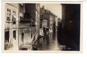 Real Photo, Praha, Certovka, 1928, Czech Republic,