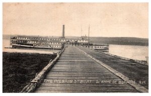 Quebec  Ste Anne de Beaupre the Pilgrims Boat