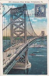 Pennsylvania Philadelphia The Delaware River Bridge
