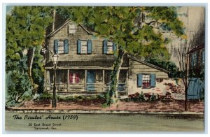 c1940 Pirates House East Broad Street Savannah Georgia Vintage Antique Postcard