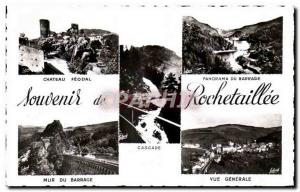 Old Postcard Around Sainte Etienne Rochetailee Station Entrance