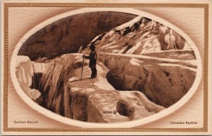 Asulkan Glacier BC Glacier National Park British Columbia 1913 Oval Postcard H56